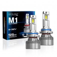 Светодиодная LED лампа Infolight M1 Dual Canbus HIR2 (9012) (комплект 2шт) Светодиодная LED лампа Infolight M1 Dual Canbus HIR2 (9012) (комплект 2шт)